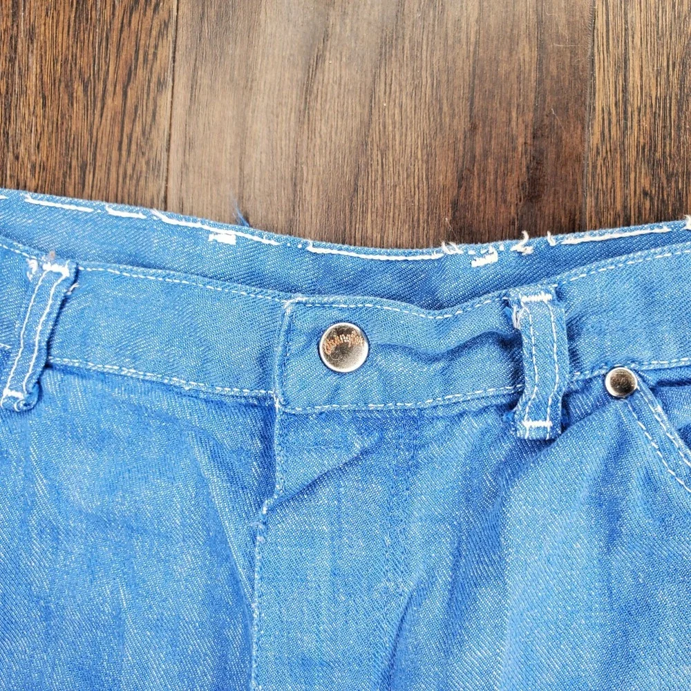 True Vintage Womens 50s 60s Wrangler Blue Bell Denim Jean Shorts Misses 18